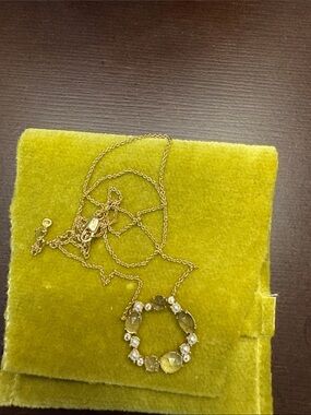 Anthropologie June Birthstone Necklace